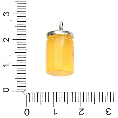 Opaque Resin Pendants RE-CBA08CD-10D-1