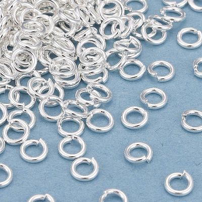 Rack Plating Brass Open Jump Rings KK-O139-18H-S-1