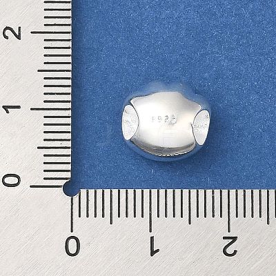 925 Sterling Silver European Beads STER-NH0001-29S-1