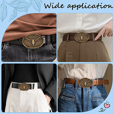 1Pc Tibetan Style Alloy Belt Buckles FIND-GF0009-31AB-1