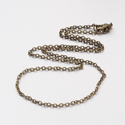 Iron Cable Chain Necklace Making X-NJEW-JN01385-03-1