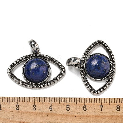 Natural & Synthetic Mixed Gemstone Pendants G-G147-07AS-1