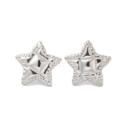 Non-Tarnish 304 Stainless Steel Stud Earrings EJEW-Z022-18P-1