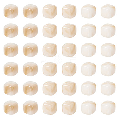 60Pcs Transparent Acrylic Beads OACR-TA0004-88D-1