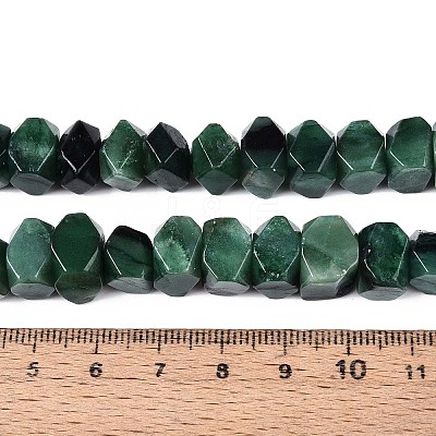 Natural Fuchsite Beads Strands G-D091-A27-1