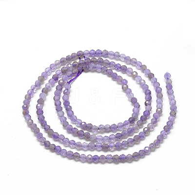 Natural Amethyst Beads Strands X-G-S264-20-2mm-1