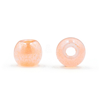 6/0 Imitation Jade Glass Seed Beads SEED-N004-006-24-1