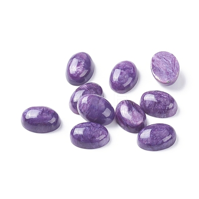 Natural Charoite Cabochons G-E557-05D-1