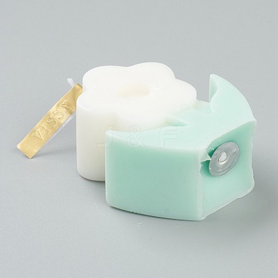 Flower Shaped Aromatherapy Smokeless Candles DIY-C001-02A-1