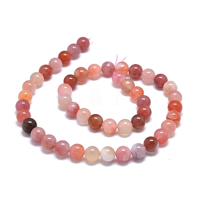Natural Red Botswana Agate Beads Strands G-O201A-03B-1
