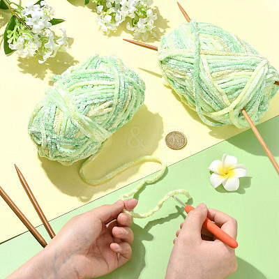 Super Bulky Chenille Polyester Yarn YCOR-FZC0001-01E-1
