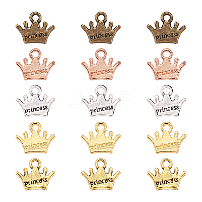 20Pcs 5 Colors Zinc Alloy Charms FIND-CW0001-16-1