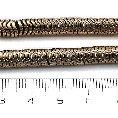 Electroplated Synthetic Non-magnetic Hematite Beads Strands G-B132-A01-01D-1