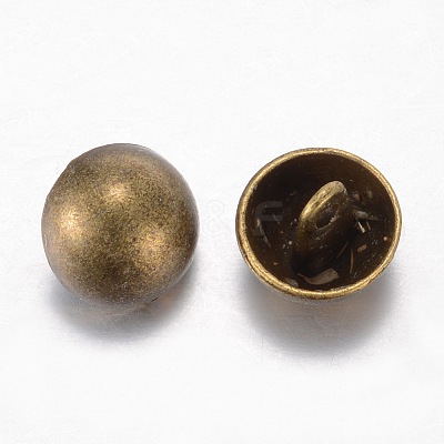 Alloy Shank Buttons BUTT-D054-11.5mm-06AB-1