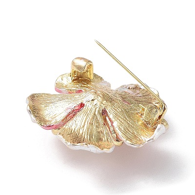 Alloy Pave Crystal Rhinestone Brooch JEWB-M035-04G-01-1