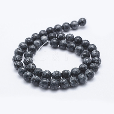 Natural Dyed Sesame Jasper Beads Strands G-E443-A08-1