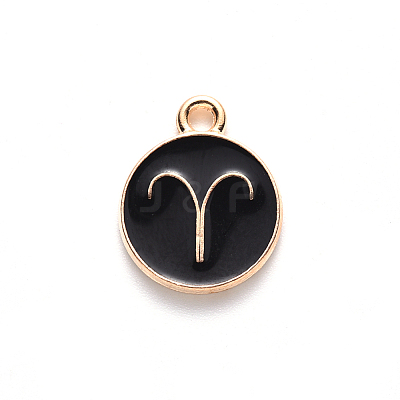 Alloy Enamel Pendants LS-ENAM-S124-01A-08A-1