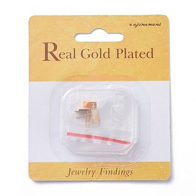 Brass Stud Earring Findings X-KK-N190-12-1