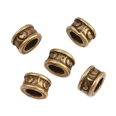 Tibetan Style Alloy European Beads K0P5H071-1