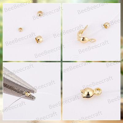 800Pcs 2 Colors 304 Stainless Steel Spacer Beads STAS-BBC0009-75B-1
