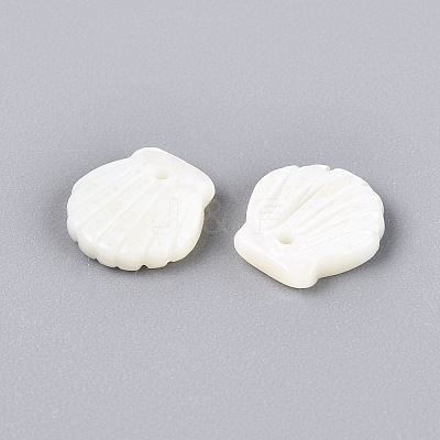 Natural Trochus Shell Carved Pendants SHEL-Q028-06-1