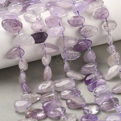 Natural Amethyst Beads Strands G-P604-A09-01-1