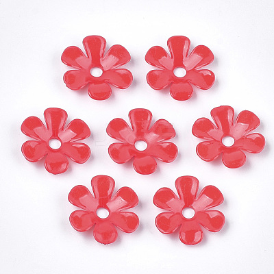 Opaque AS Plastic Bead Caps MACR-S365-06-1