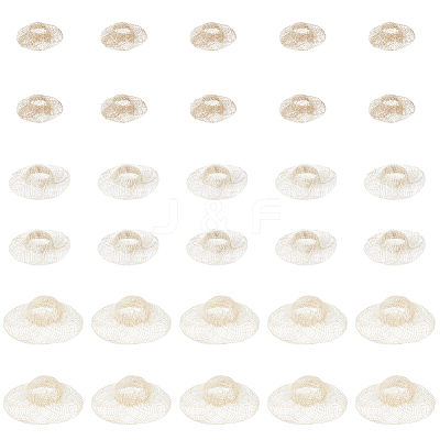 30Pcs 3 Styles Doll Straw Hat DIY-CY0002-34-1