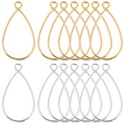 40Pcs 2 Colors Alloy Pendants FIND-SP0004-97A-1