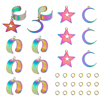 Charms Open Ring Making Kit STAS-UN0049-63-1