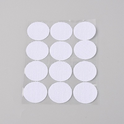 Flat Round Coins Hook and Loop Self Adhesive PJ-TAC0003-02A-1
