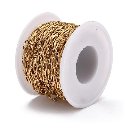 3.28 Feet PVD Vacuum Plating 304 Stainless Steel Cable Chains X-CHS-D033-05G-01-1