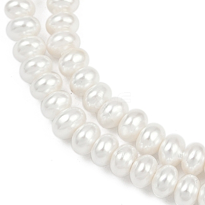 Electroplated Shell Pearl Beads Strands BSHE-Z009-11-1