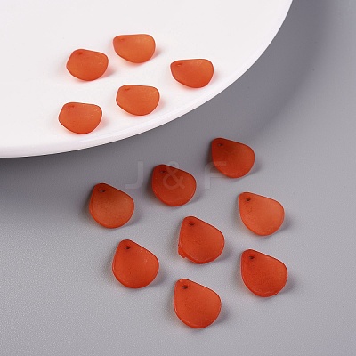 Transparent Frosted Acrylic Pendants MACR-S371-09A-726-1