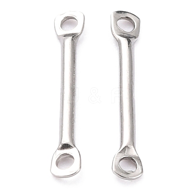 Tarnish Resistant 201 Stainless Steel Links Connectors STAS-B011-01B-P-1