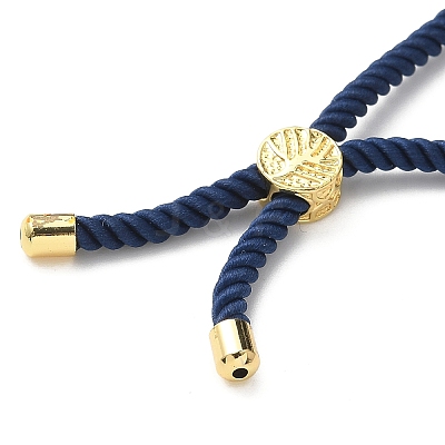Cotton Cord Bracelet Making KK-F758-03V-G-1