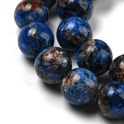 Natural Dyed Sesame Jasper Beads Strands G-E443-A40-1