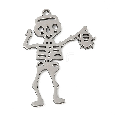 201 Stainless Steel Pendants STAS-G366-02P-01-1