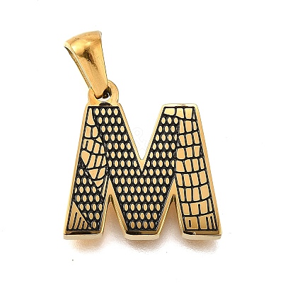 Golden 304 Stainless Steel Pendants STAS-K300-01G-M-1