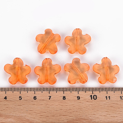 Transparent Acrylic Beads TACR-S154-32B-84-1