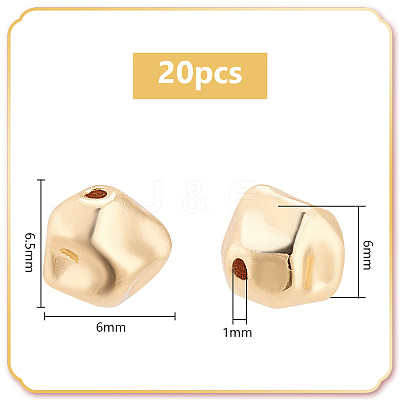 20Pcs Brass Beads FIND-PH0019-98-1