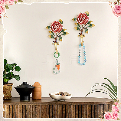 Alloy Enamel Hook Hangers DIY-WA0001-33-1