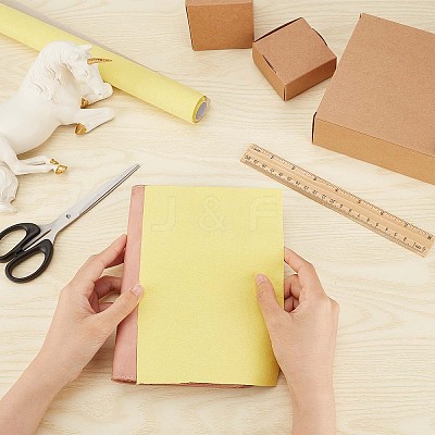 Velvet Coated Book-binding Paper DIY-WH0033-32D-1