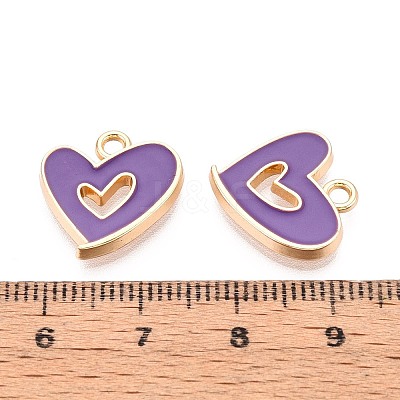 Alloy Enamel Pendants PALLOY-T092-27G-06-1