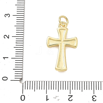 Brass Enamel Pendants KK-CBA3F25-11G-04-1
