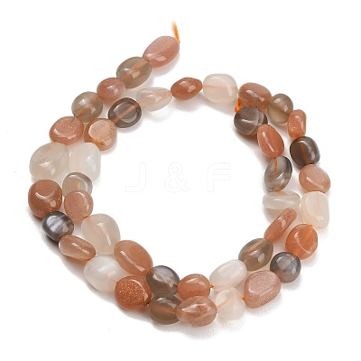 Natural Multi-Moonstone Beads Strands GG-CBAC61B-B03-01-1