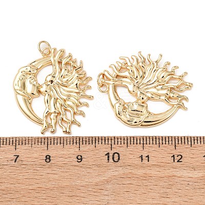 Brass Pendants KK-D019-18G-1