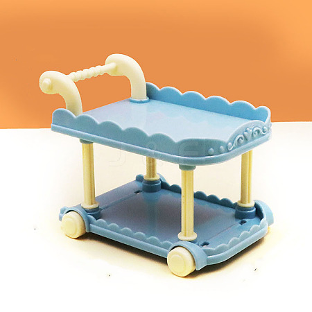 Plastic Dining Cart Mini Model PW-WGB4EEE-01-1