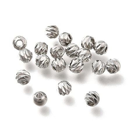 Brass Beads KK-B147-02C-P-1