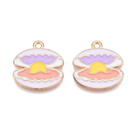 Alloy Enamel Pendants ENAM-T020-44-RS-1